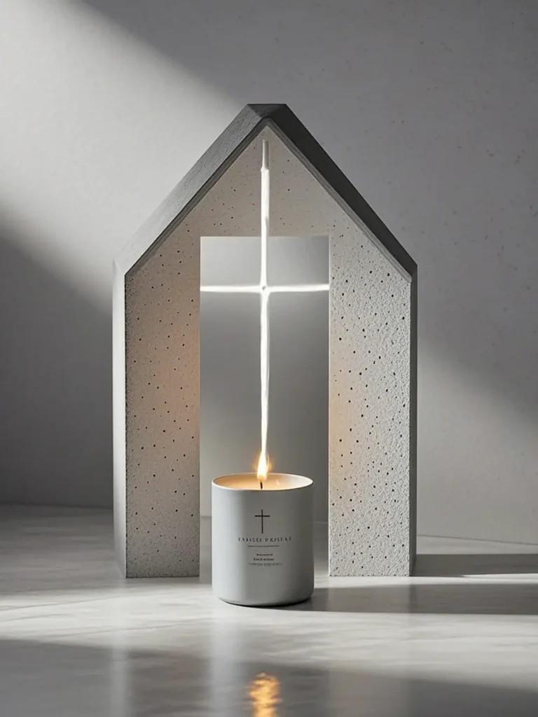 Cross-shaped night light design (version 1) for Custom Religious Gifts, suitable for church giveaways, Christian conferences, ministry events, and faith-based home décor.